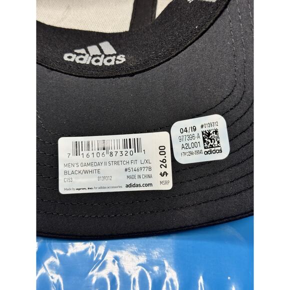 Adidas Men’s Black Climalite Adjustable One Size Baseball Cap RN #90288 - Picture 6 of 7
